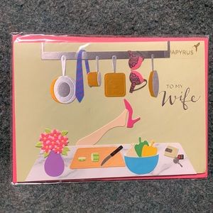 New Papyrus to Wife Mother’s Day Card- Let’s cook up a Mother’s Day 💐